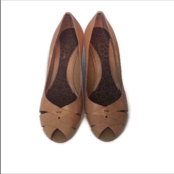 NWOT Kenneth Cole Reaction leather wedge shoe - Picture 3 of 12